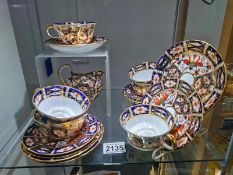 A Royal crown Derby tea set. COLLECT ONLY.