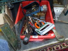 A quantity of workshop tools. COLLECT ONLY.