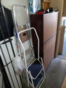 Two metal/aluminium step ladders. COLLECT ONLY.