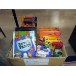 A box of children's toys etc, most new