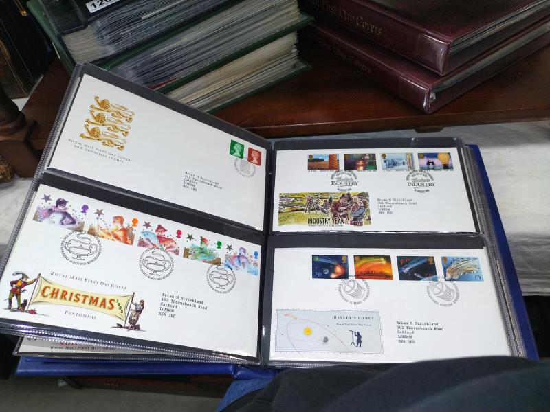 Six albums of First Day Covers. Mainly UK, some coin covers, some stamp booklets etc. - Image 2 of 7