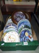A box of collection plates plus some Nursery ware.