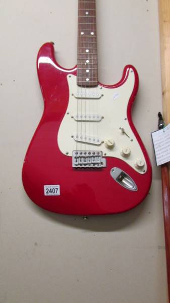 A Squier Strat by Fender, COLLECT ONLY, - Image 2 of 3