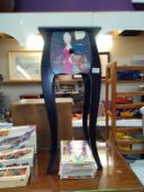 A Marilyn Monroe 80th anniversary plant stand with draw. 33cm x 26cm x height 81cm