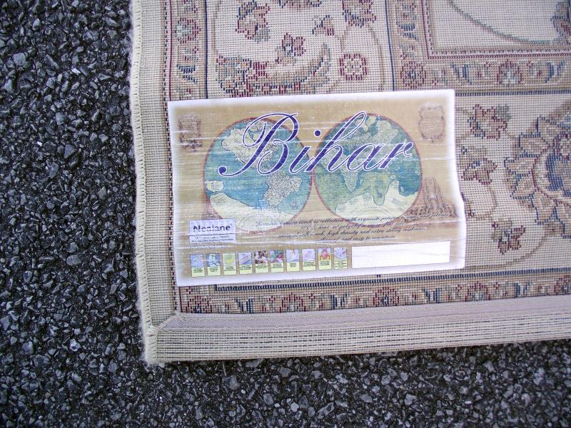 A large beige patterned/ Persian rug. Length 2.28cm x 1.60cm. COLLECT ONLY. - Image 3 of 5
