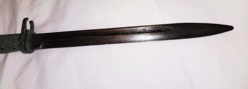 A German Ersatz bayonet with scabbard COLLECT ONLY - Image 2 of 4