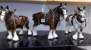 3 shire horses, COLLECT ONLY.