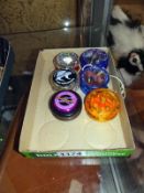 Six vintage Yoyo's including Hyper Russell Tornado and Thunderstone etc.