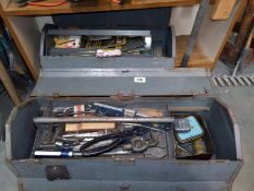 Two Cantilever tool boxes and contents. COLLECT ONLY.
