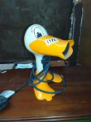 A vintage novelty Duck n Dry hair dryer