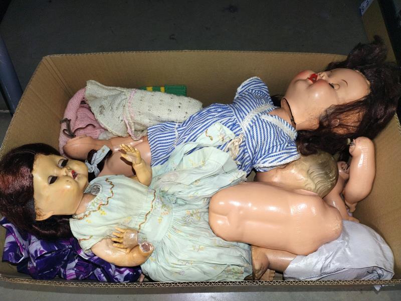 Three mid 2oth century dolls. A/F. - Image 2 of 2