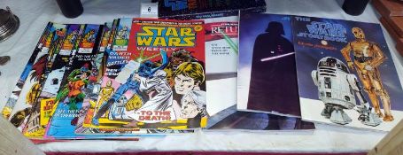 Star Wars Treasury/ first 3 movies & a quantity of Star Wars magazines