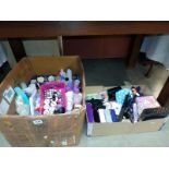 Two boxes of cosmetics