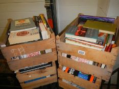 4 boxes of over 60 non-fiction books on a wide variety of topics, COLLECT ONLY.