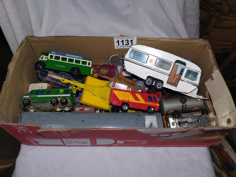 A mixed lot of play worn Diecast.