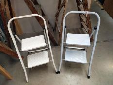 2 small folding step ladders, COLLECT ONLY.