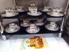 A vintage court china tea set. COLLECT ONLY.