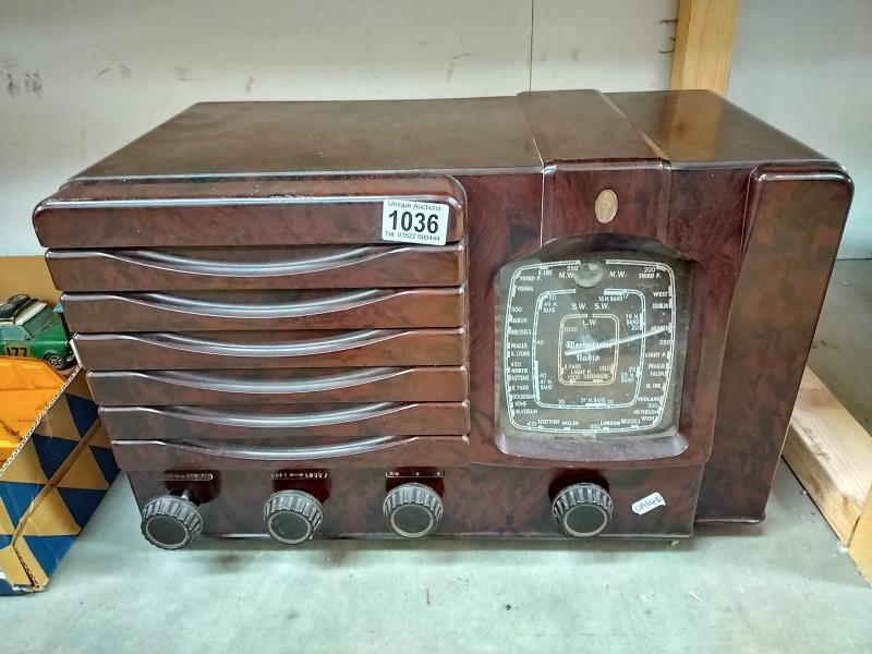 A vintage Westminster radio A/F COLLECT ONLY