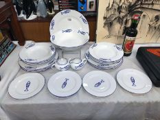 A GA Barcelona Aramis dinner set. COLLECT ONLY.