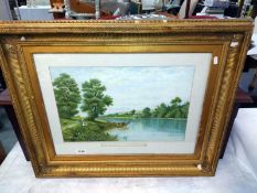 A framed & glazed picture 'A June Morning' by Elwin Edwards COLLECT ONLY