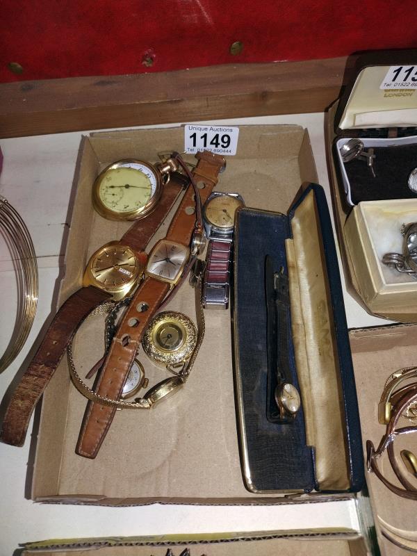 A quantity of mechanical wrist and pocket watches.