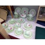 A pretty Graffon tea set approximately 48 pieces, COLLECT ONLY.