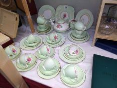 A pretty Graffon tea set approximately 48 pieces, COLLECT ONLY.