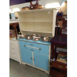 A 1950's kitchen unit. 91cm x 42 x height 155cm COLLECT ONLY.