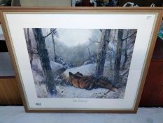 A signed framed & glazed John Trickett print 'The Observer' COLLECT ONLY.