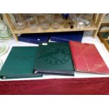 5 stamp albums, 2 general collection, 2 x Royal Mail first day cover albums (approximately 90