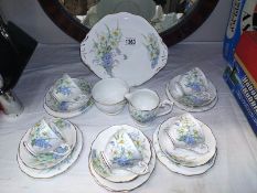 A bell fine bone china tea set. COLLECT ONLY.