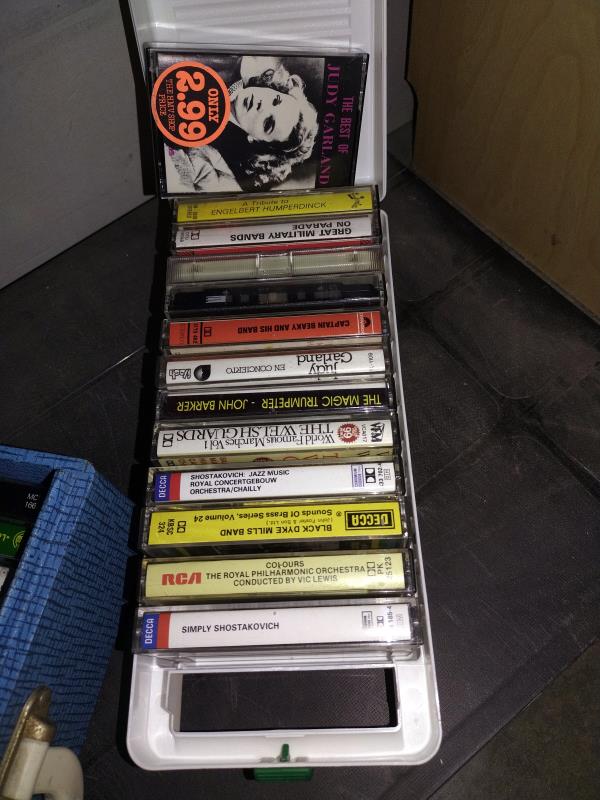 A Brexton case of cassette tapes and one other. - Image 3 of 3