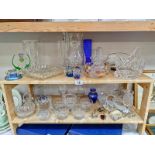 A quantity of glass etc. including paperweights. COLLECT ONLY.