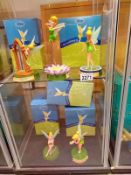 Five boxed DIsney impressions Tinkerbell figures