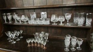 A large lot of drinking glasses, COLLECT ONLY,