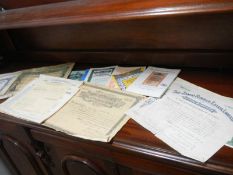An interesting collection of 26 old, share certificates from France, USA, Belgium and the UK.