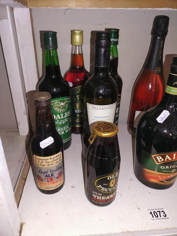 A selection of drink bottles including Baileys, Royal wedding Ale and Henninger export bier - Image 2 of 3