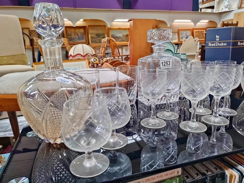 A selection of glass and decanters COLLECT ONLY. - Image 2 of 3