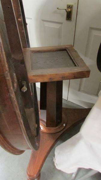 A Victorian mahogany circular tip top table, COLLECT ONLY. - Image 2 of 2