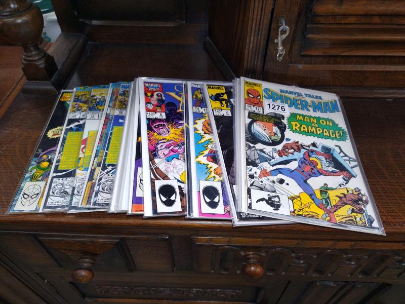 A collection of Spider-man and X-Men comics. 22comics.