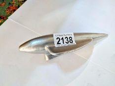 A rocket car mascot