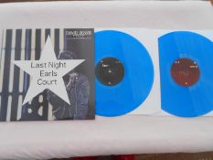 David Bowie - Last night Earls Court 1978 Double Blue vinyl LP Mint condition Both vinyls have a