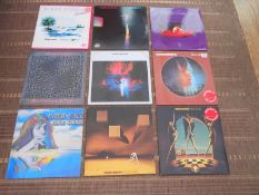 Klaus Schulze Collectuion x 9 LP?s 3 are double LP?s. The vinyl are in excellent to near mint