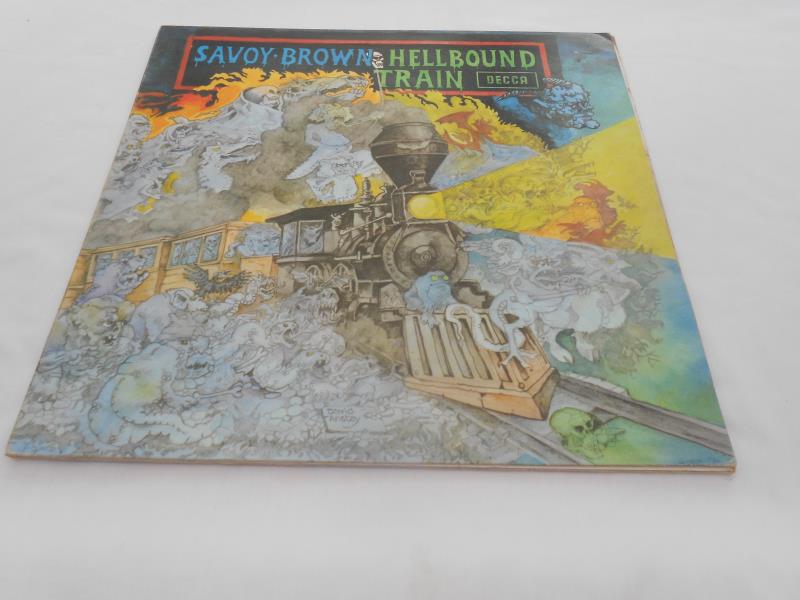 Savoy Brown ? Hellbound Train UK 1st press LP record TXS 107 SHAS 1616 P-1W 1617 P-2W EX+ The - Image 2 of 10
