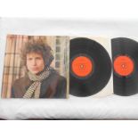 Bob Dylan - Blonde On Blonde UK Double LP record CBS DDP 66012 A-3 B-1 C-4 D-2 VG+ The vinyls are