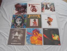 Collection of Jimi Hendrix LPs x 9 All of the vinyl are in excellent to near mint condition The