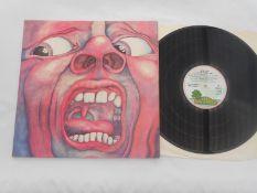 King Crimson - In the court of the Crimson King UK LP record. ILPS 9111 A-4U and B-4U EX The vinyl