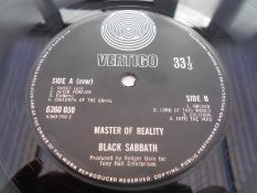 Black Sabbath ? Master of Reality UK 1st press vertigo swirl LP 6360 050 1Y-1 and 2Y-1 NM The