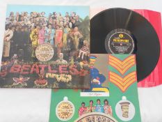 The Beatles Sgt Peppers UK 1st press LP record XEX 637-1 and XEX 638-1 EX+ The vinyl is in excellent