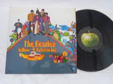 The Beatles - Yellow Submarine UK LP record (red box) PCS 7070 YEX 715-3 and 716-1 VG+ The vinyl